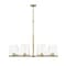 Z-Lite Callista 8 Light Chandelier, Rubbed Brass & Clear 3032-8RB - alternate 8